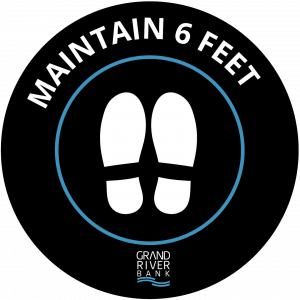 Maintain 6 feet